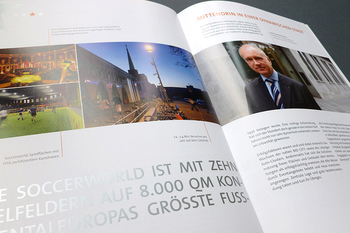 Alte Leip­zi­ger Messe Vermarktungsbroschüre // LEVG Leip­zi­ger Entwicklungs- und Ver­mark­tungs­ge­sell­schaft mbH & Co. Grundstücks-KG