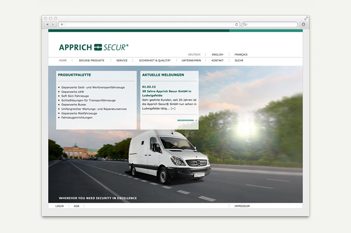 Apprich Secur Website