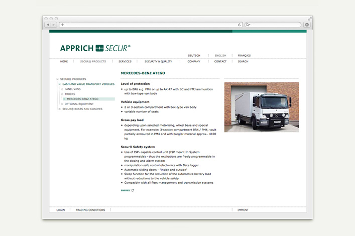 Apprich Secur Website