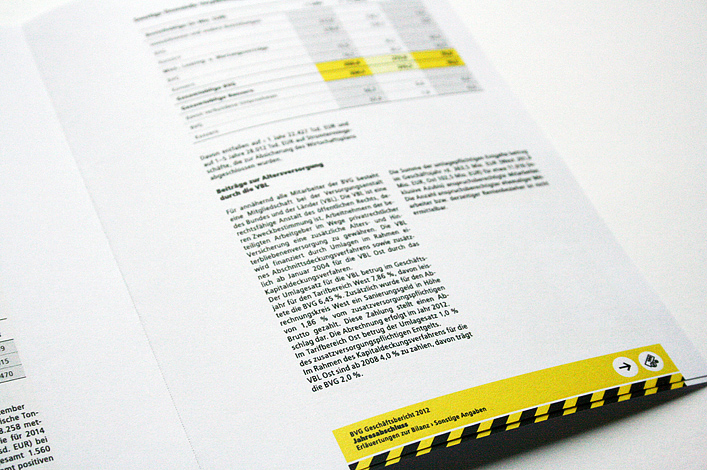 BVG Geschaeftsbericht 2012 / Pitch