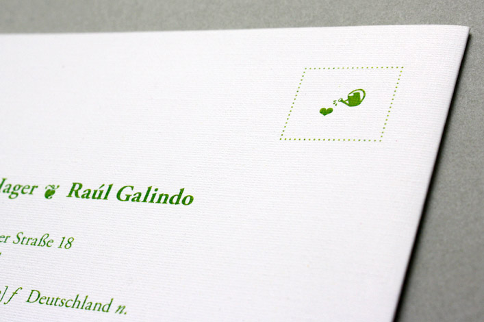 Familie Galindo Hochzeitsgrafik