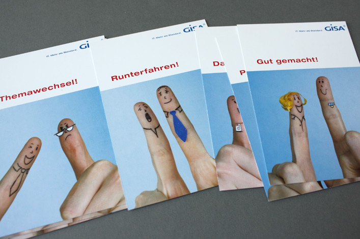 GISA Mitarbeiterkampagne Karten
