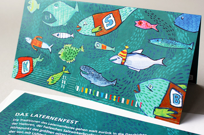 KSB AG // Grafik Laternenfest // Einladungskarte