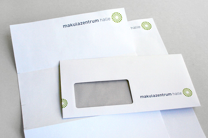 Makulazentrum Halle Briefbogen & Briefumschlag