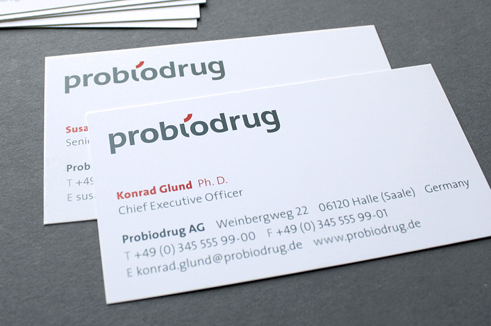 Probiodrug AG Visitenkarten